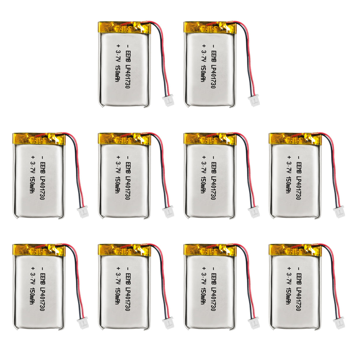 LP401730 -- 3.7V  150  mAh