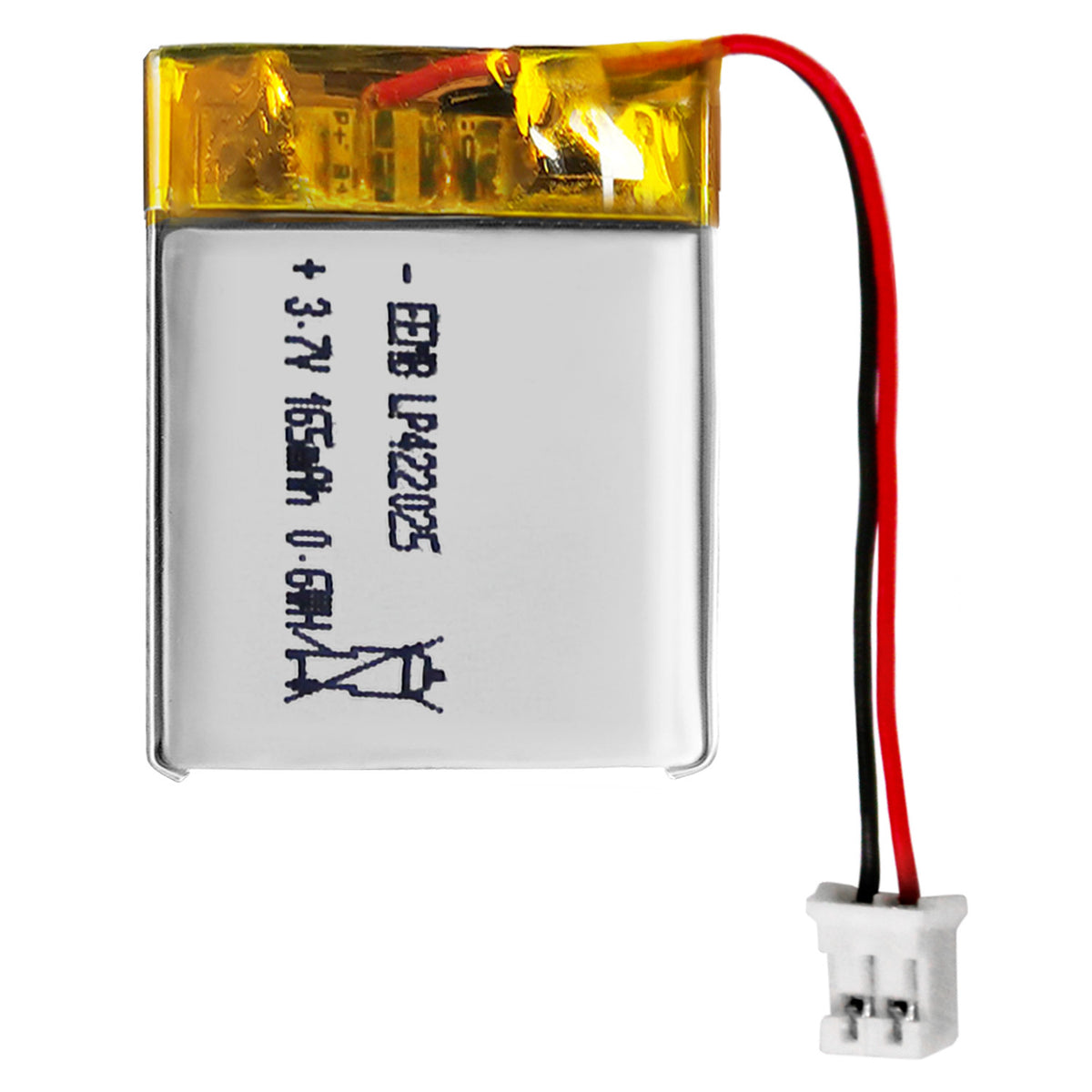 LP422025 -- 3.7V 165mAh