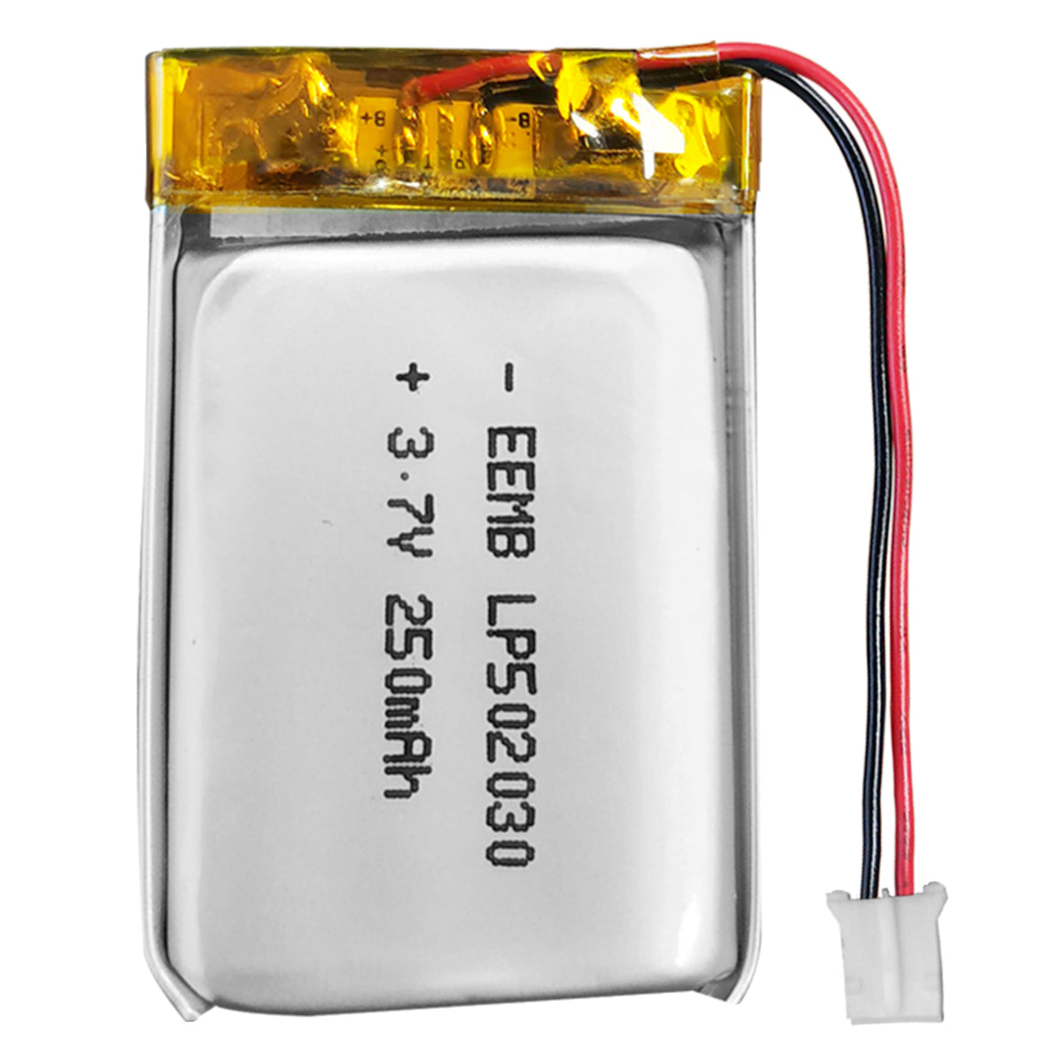LP502030 -- 3.7V 250 mAh (Reversed Polarity)
