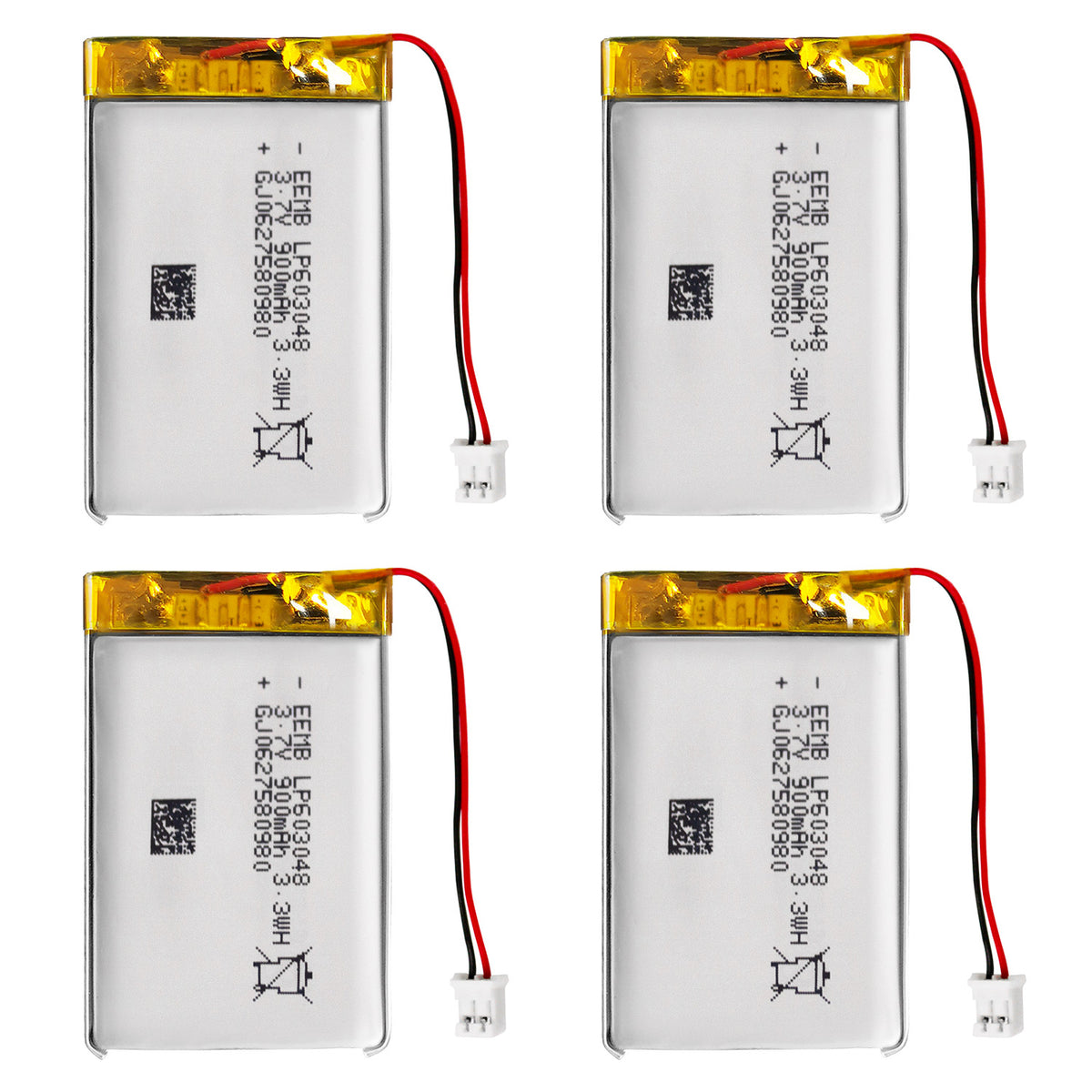 LP603048-- 3.7V  900 mAh