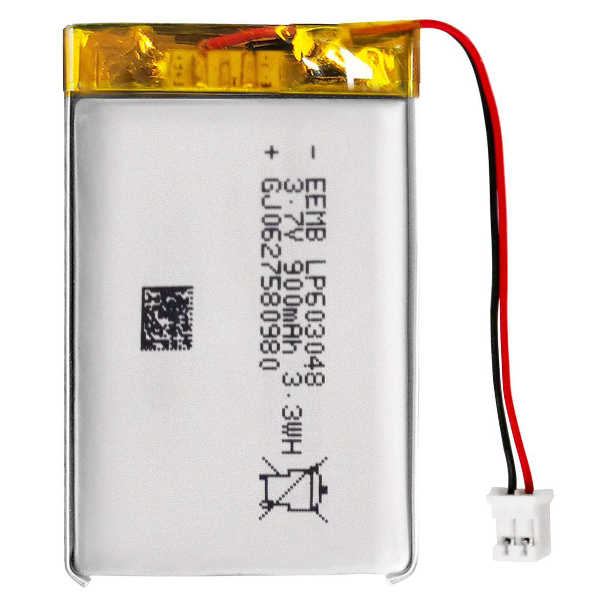 LP603048-- 3.7V  900 mAh