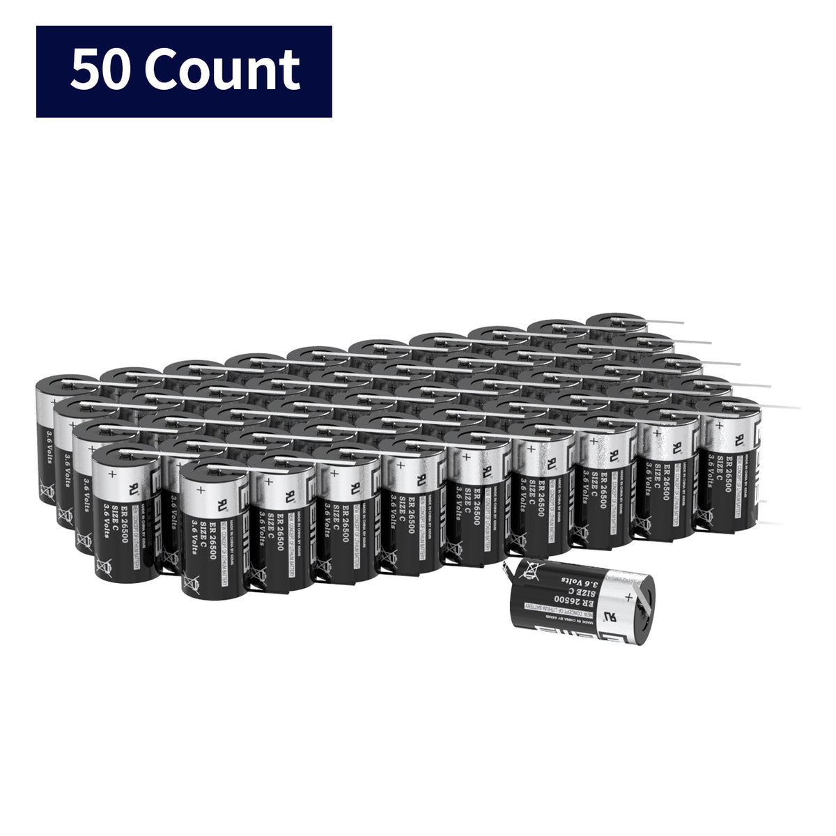 ER26500-FT --  C  3.6V 9000mAh