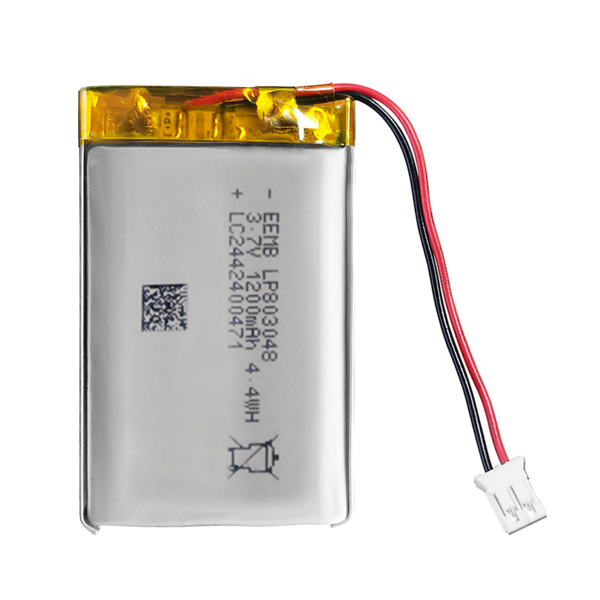 LP803048-- 3.7V  1200 mAh