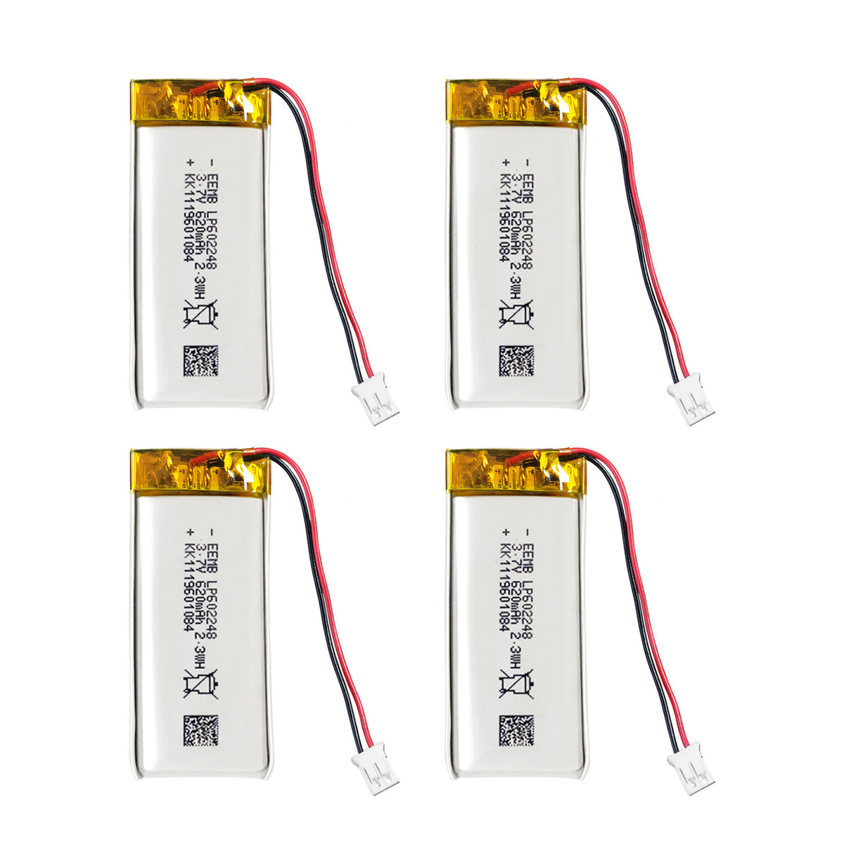 LP602248-- 3.7V  620 mAh