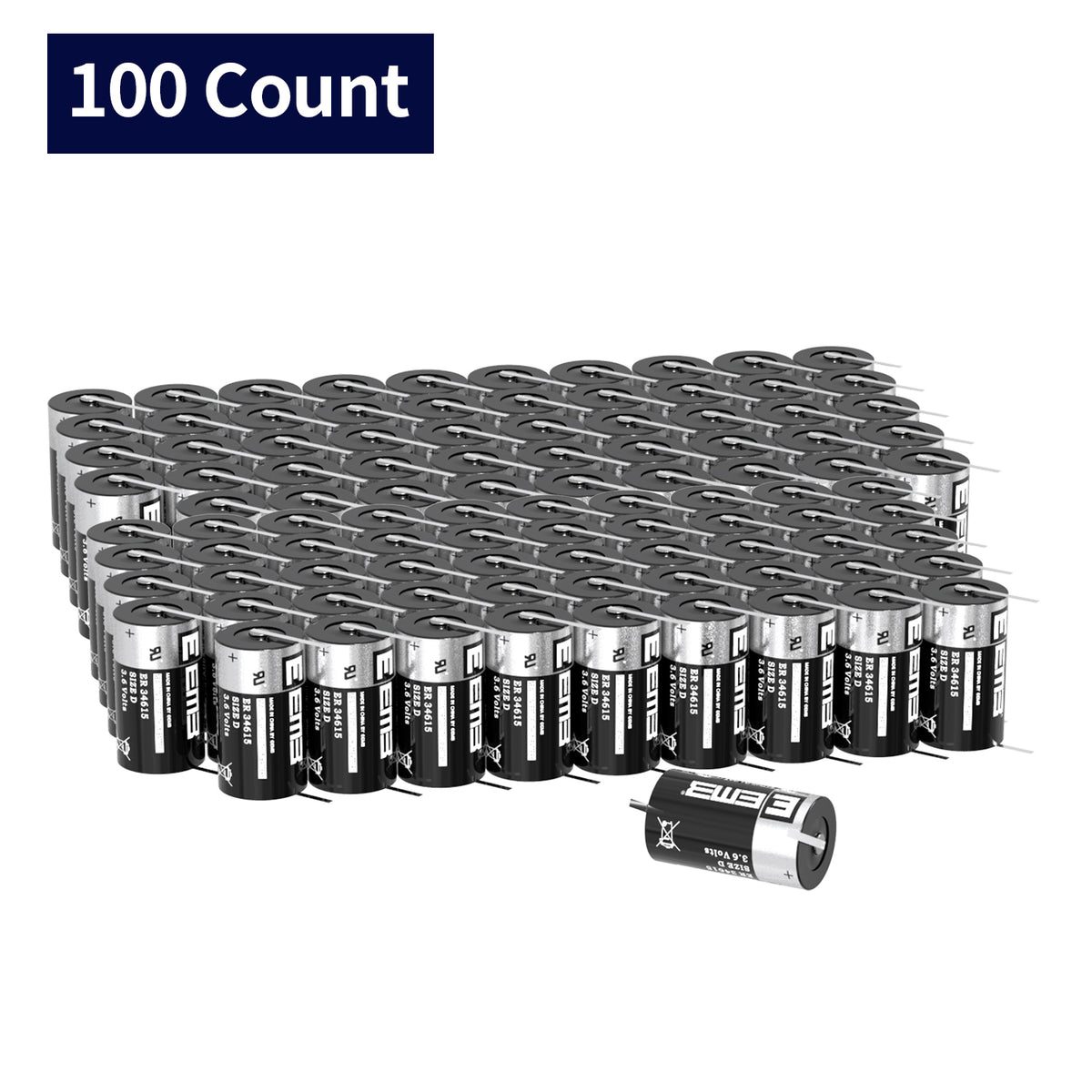 ER34615-FT --  D  3.6V 19000mAh