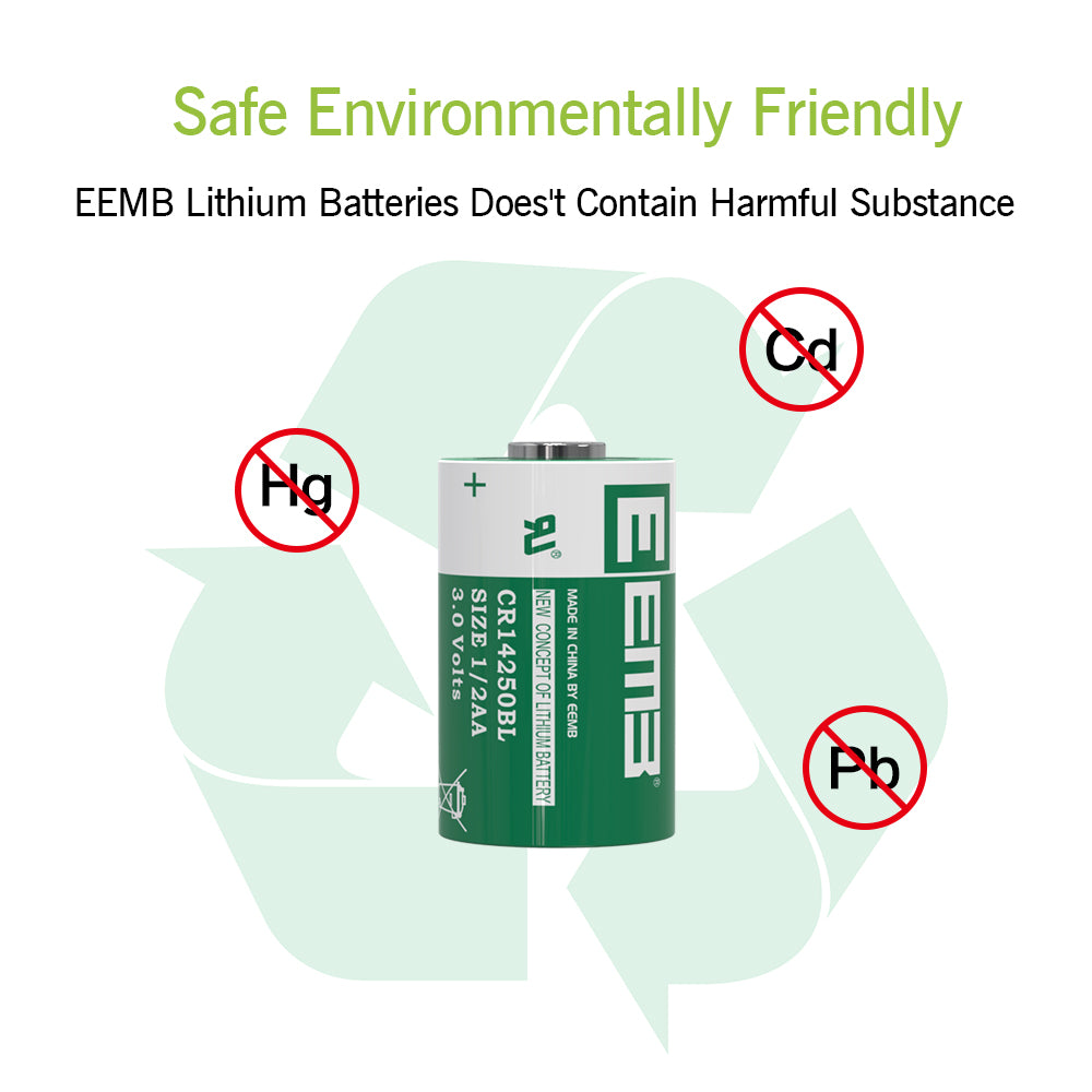 CR14250BL -- 1/2AA  3V  900mAh