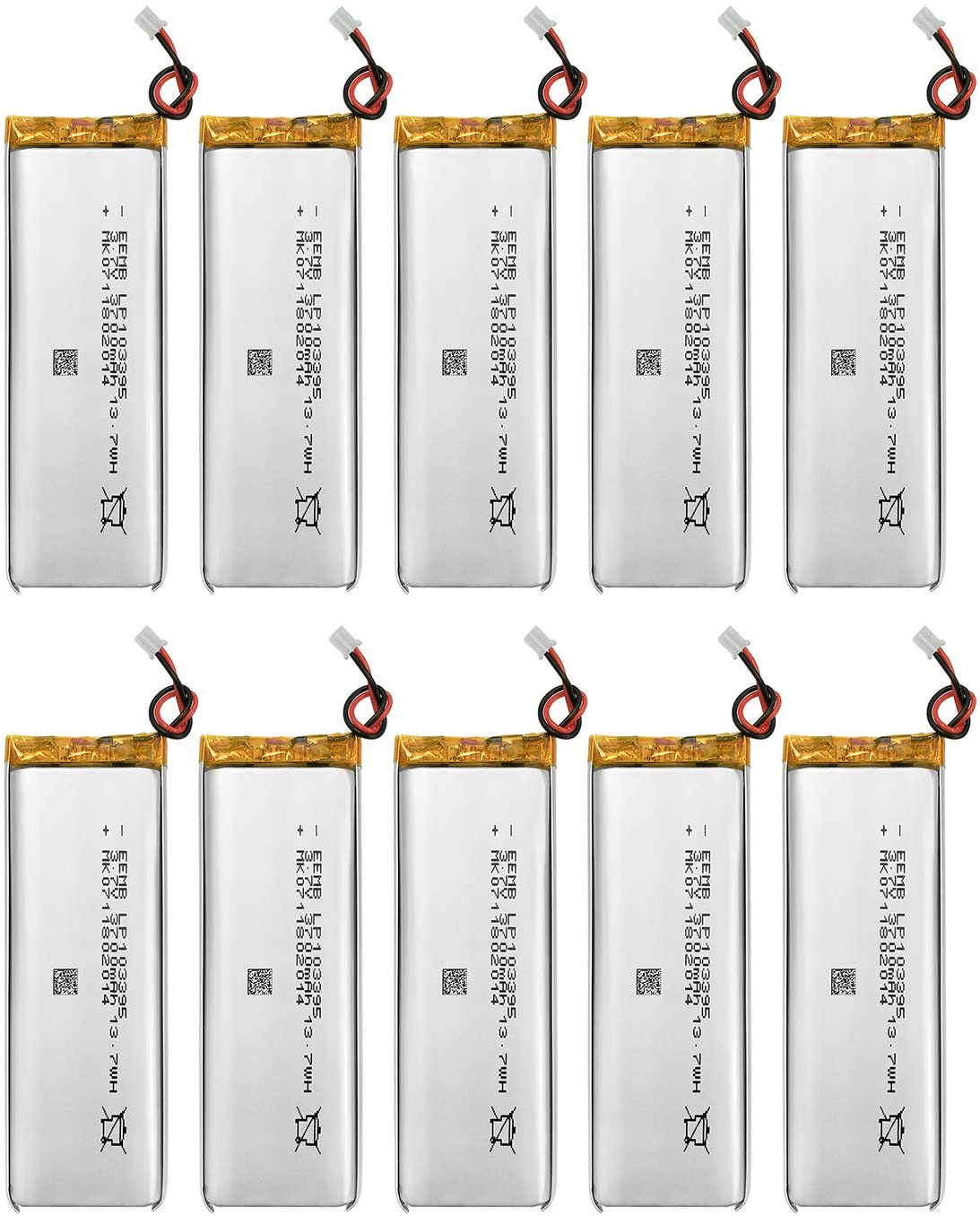 LP103395 -- 3.7V  3700  mAh