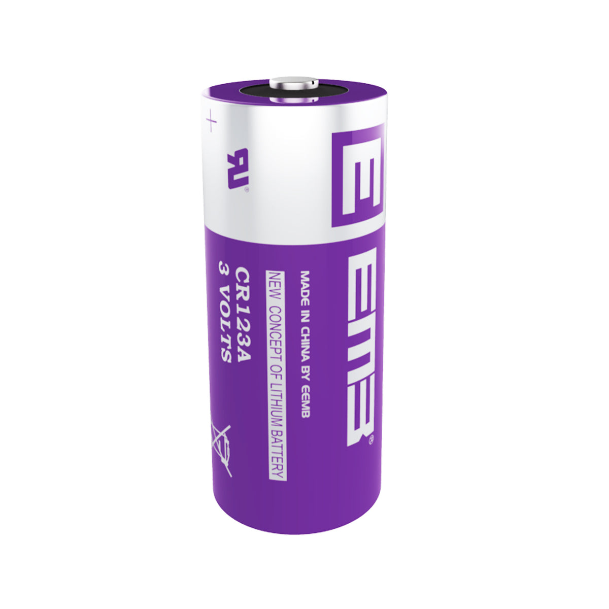 EEMB BATTERY CR123A - Li-MnO2 Lithium Battery, 3.0V, 1500 mAh 