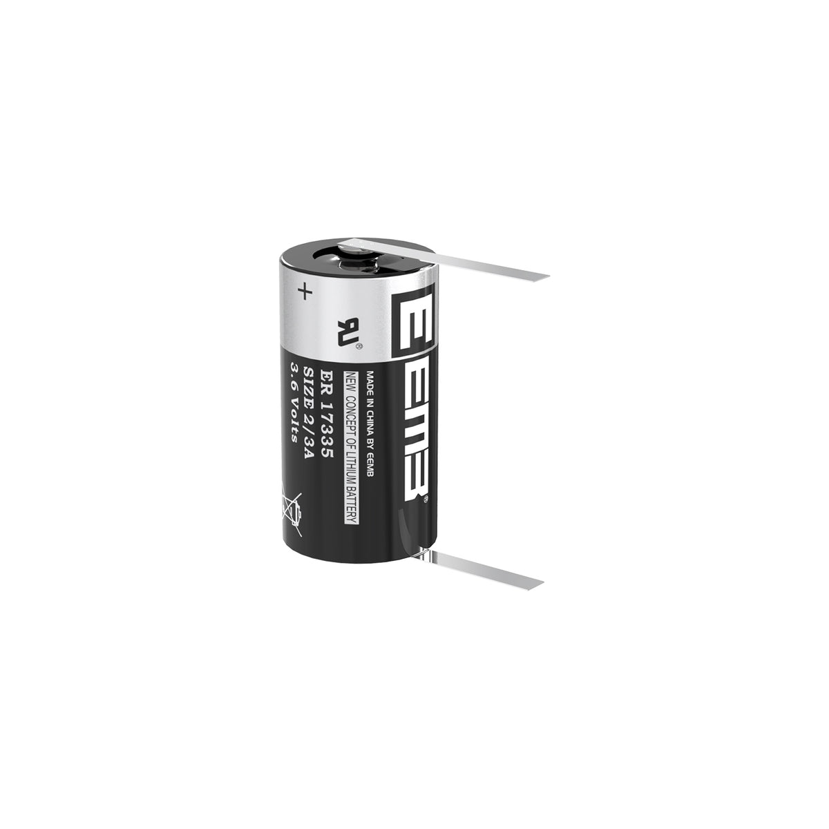 ER17335-FT -- 2/3A 3.6V 2100 mAh