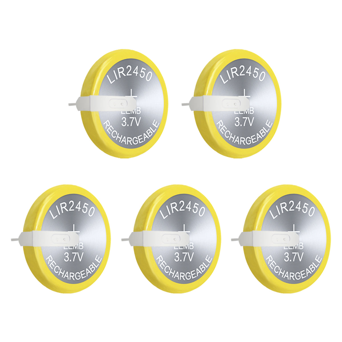 LIR2450-VBY2 --  3.7V  120mAh