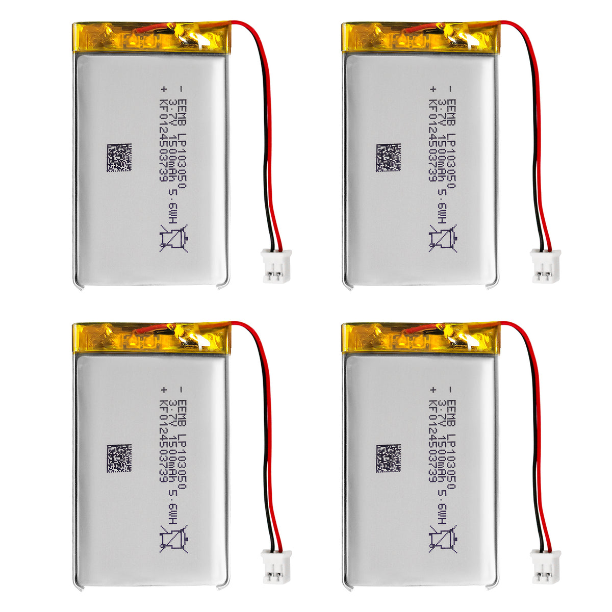 LP103050 -- 3.7V 1500mAh