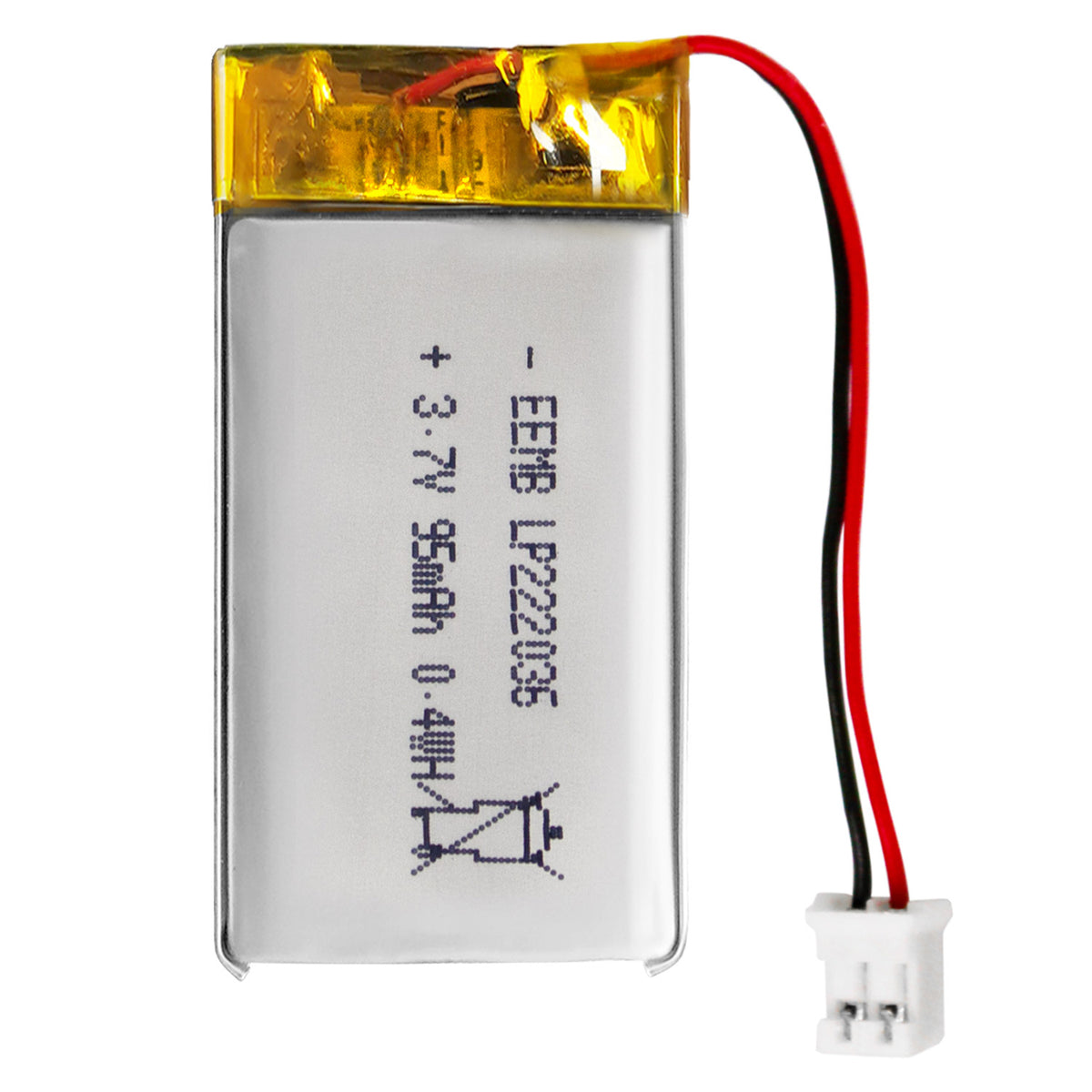 LP222036 -- 3.7V 95mAh