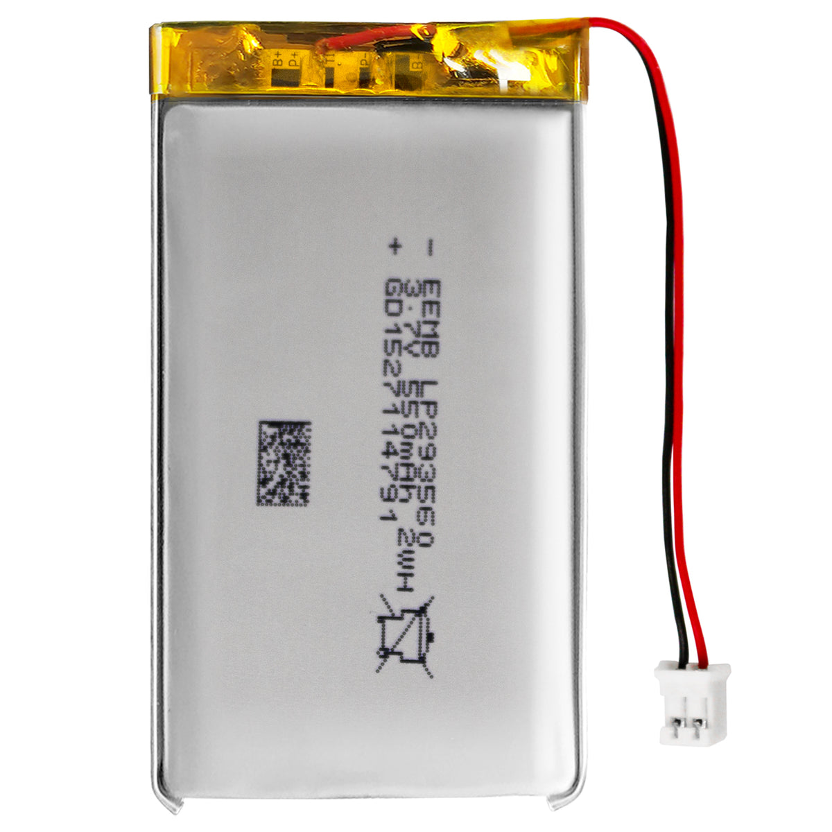 LP293560 -- 3.7V  550mAh