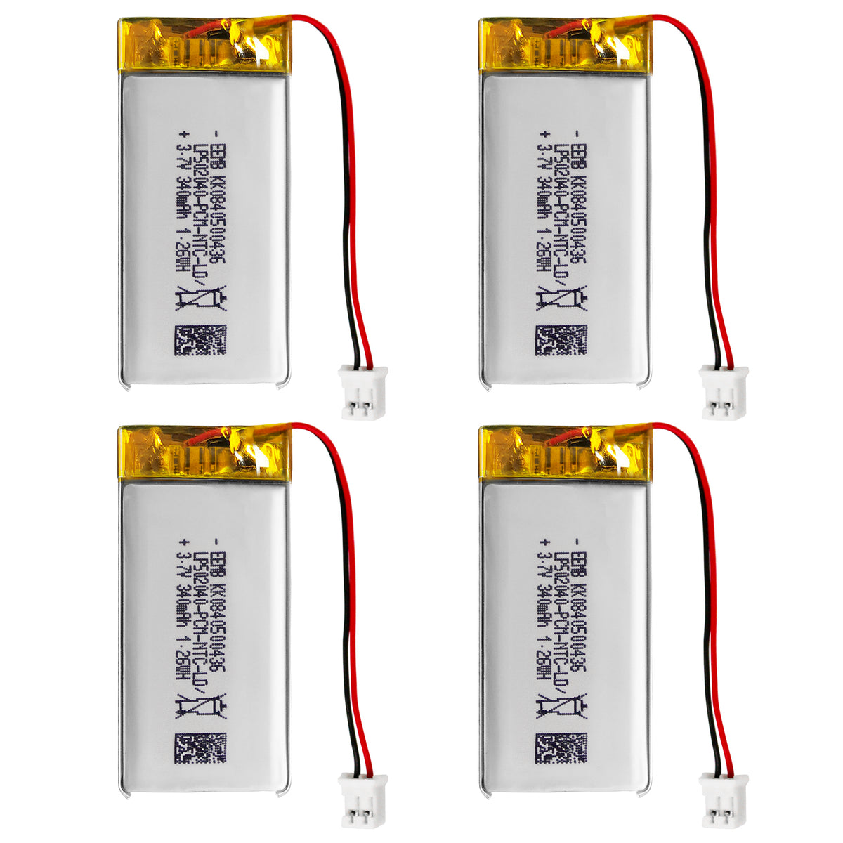 LP502040 -- 3.7V 340mAh