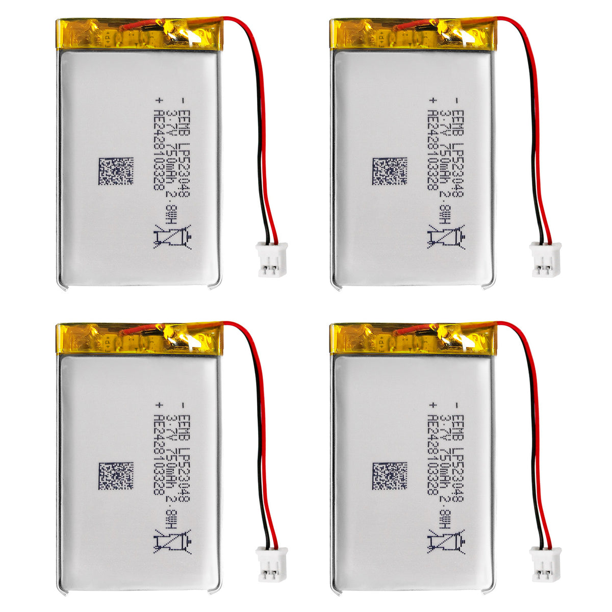 LP523048 -- 3.7V 750mAh