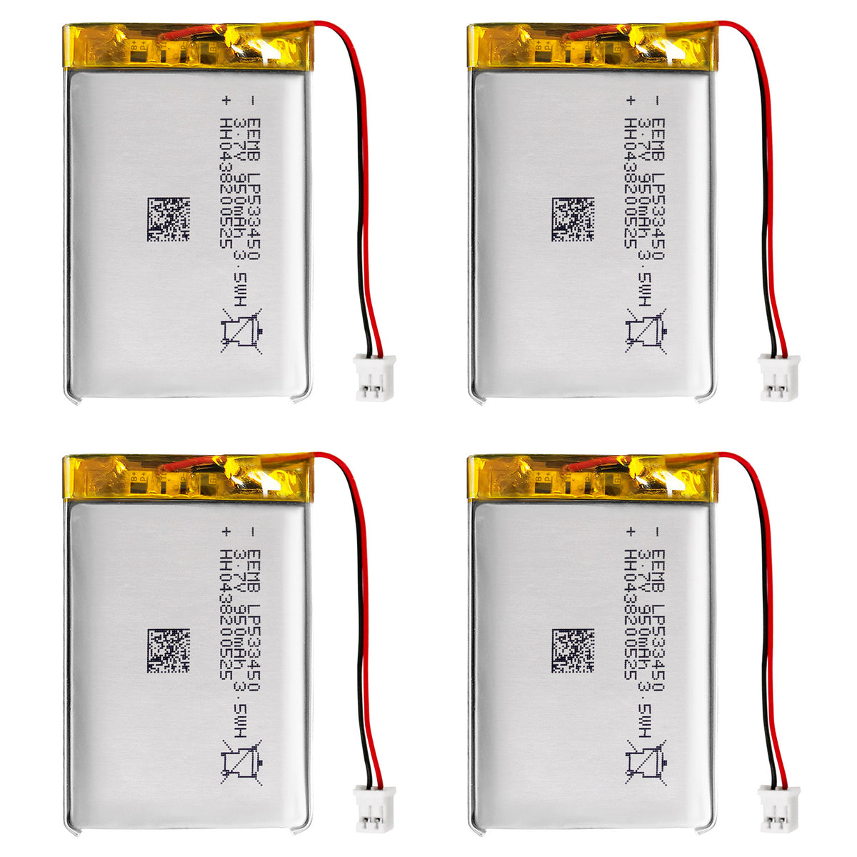 LP533450 -- 3.7V 950mAh