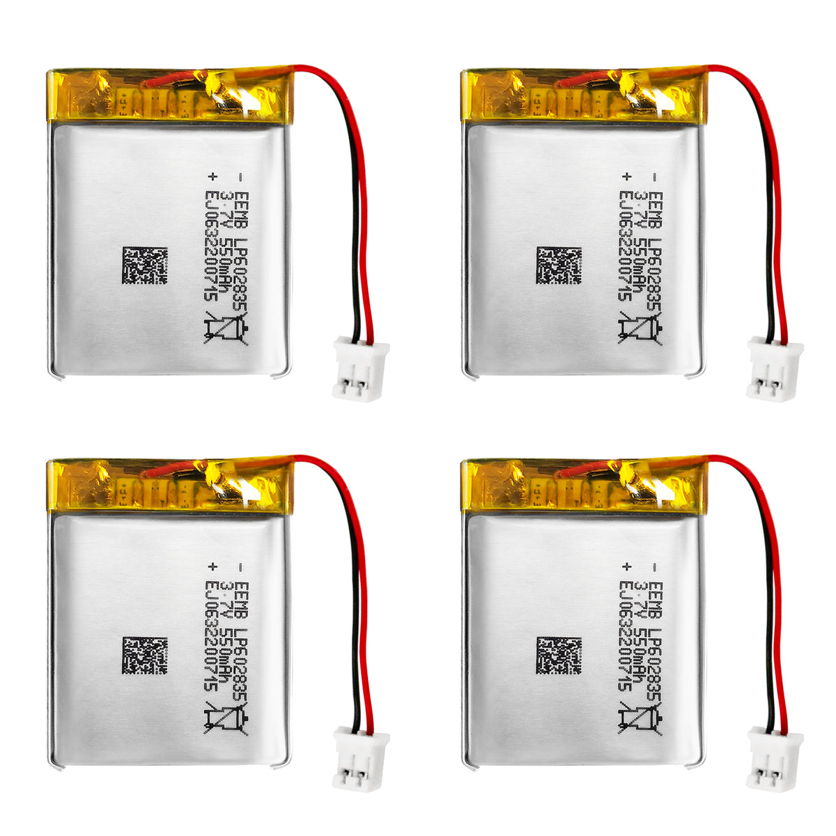 LP602835 -- 3.7V 550mAh