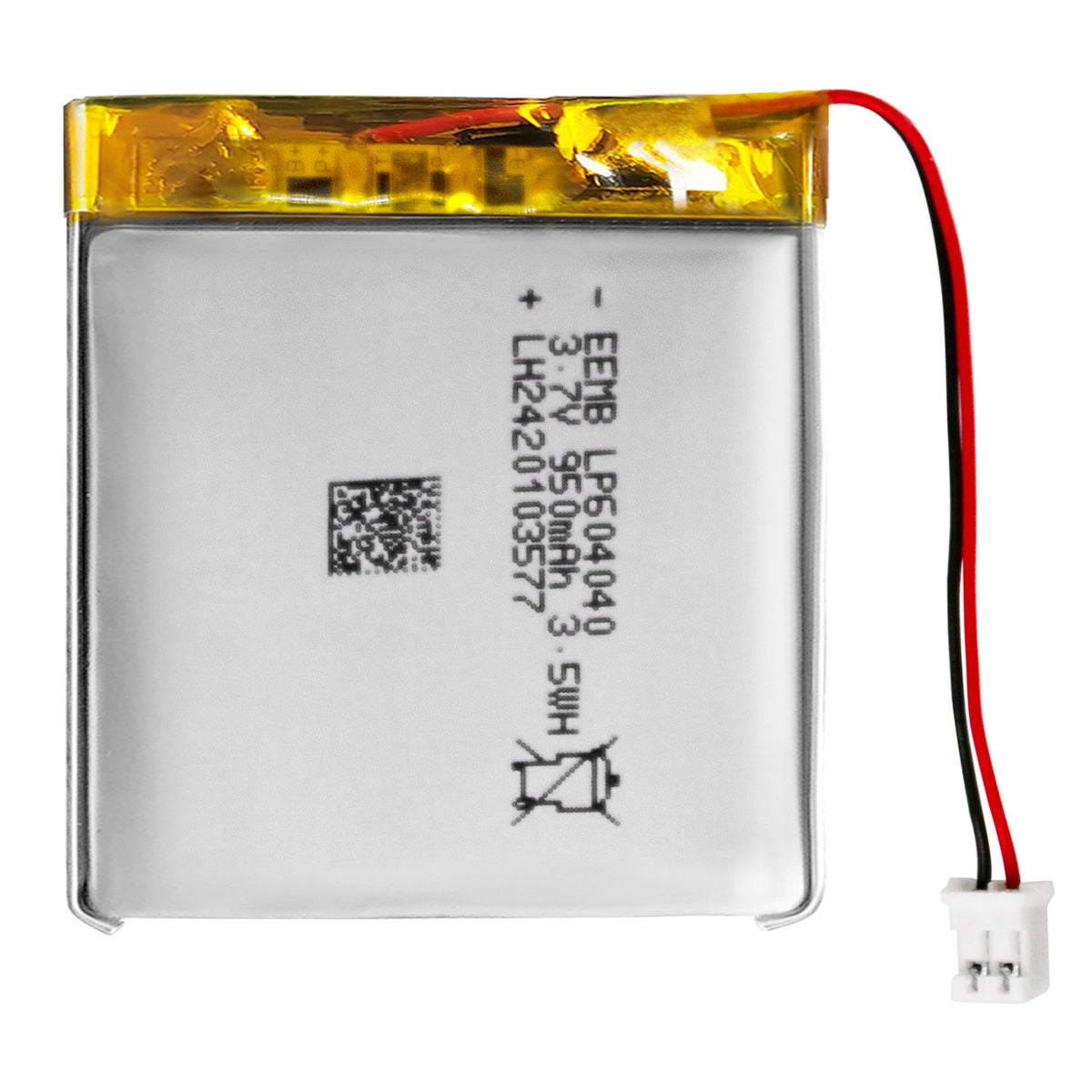 LP604040 -- 3.7V  950mAh