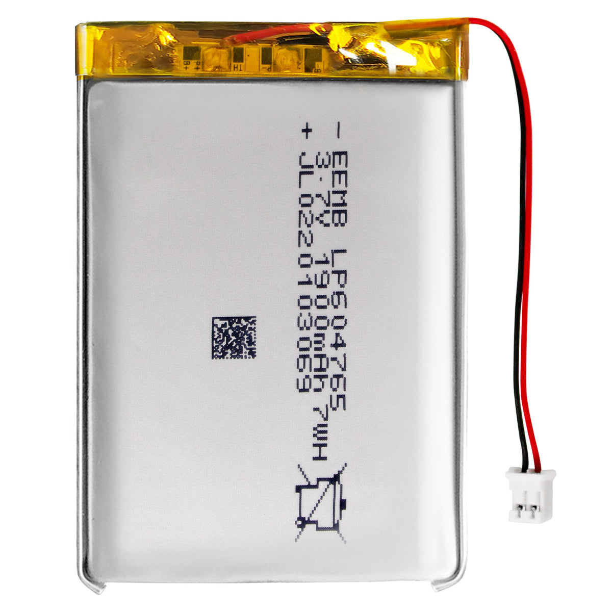 LP604765 -- 3.7V 1900mAh