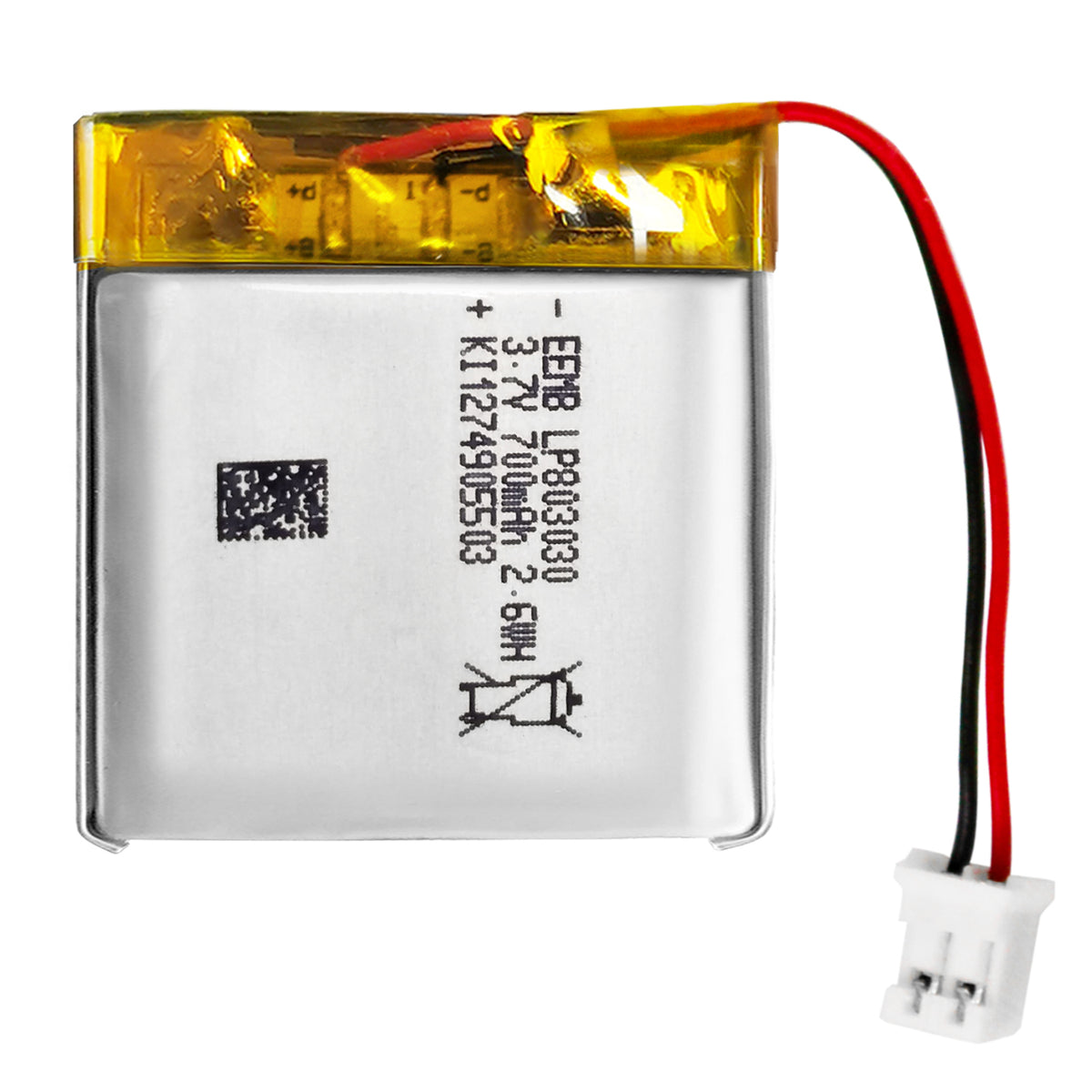 LP803030 -- 3.7V 700mAh