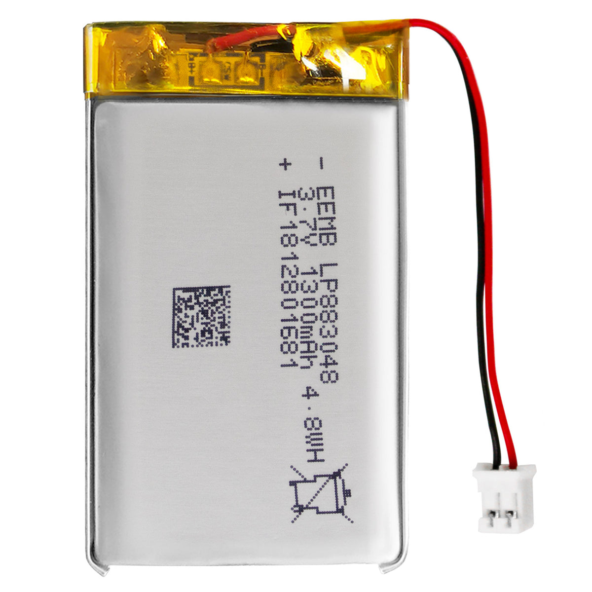 LP883048 -- 3.7V 1300mAh