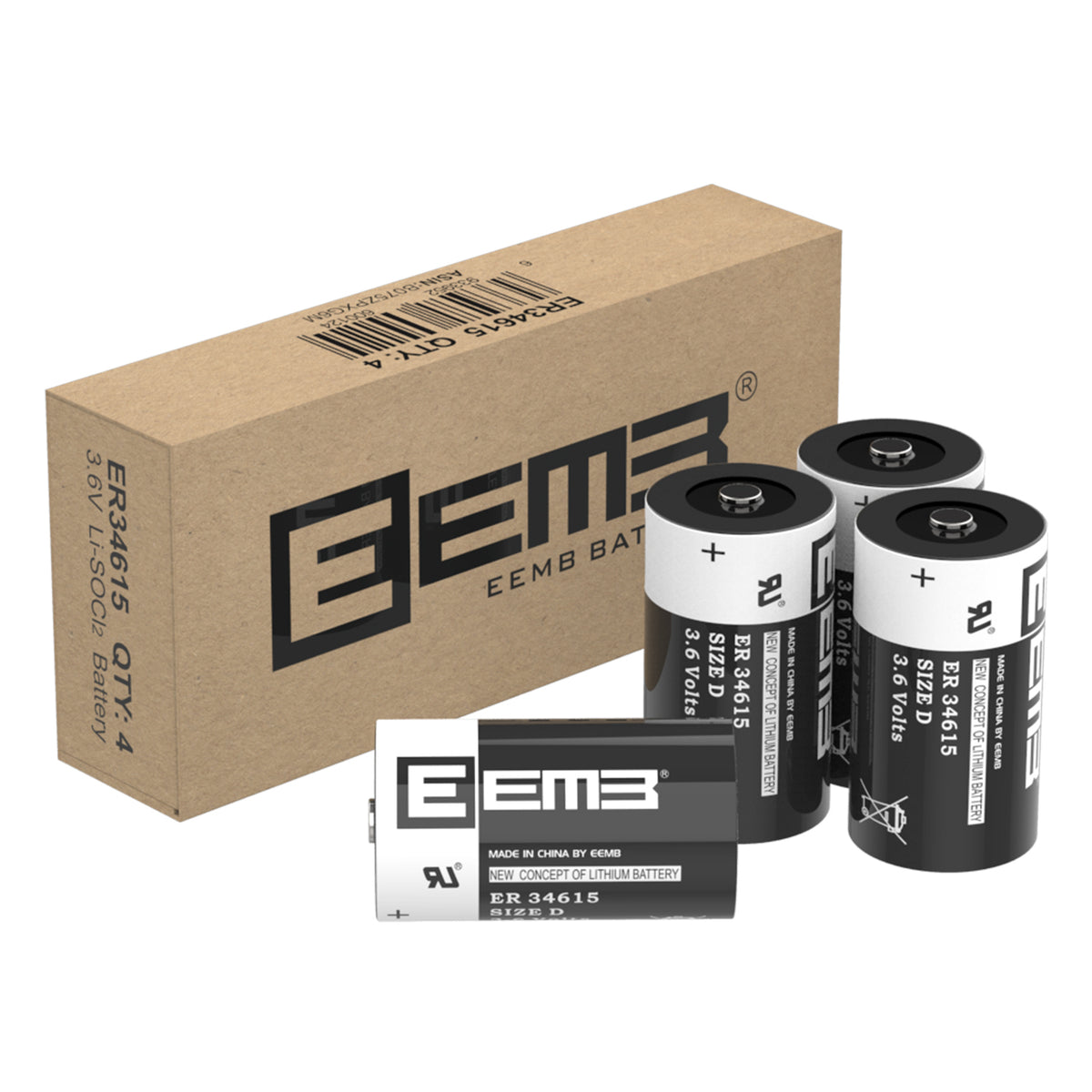 ER34615 --  D  3.6V 19000mAh